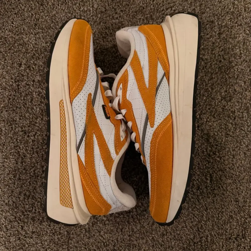 FILA Men's Reno Premium Walking Shoes Size 9 In Orange